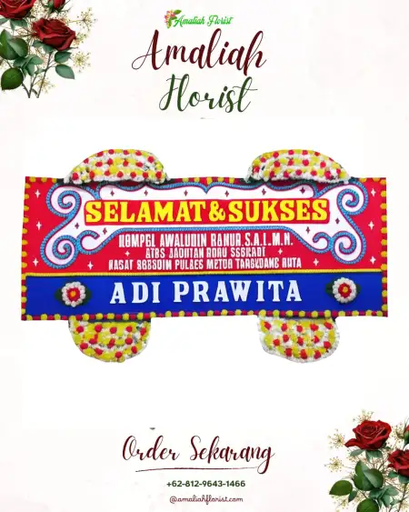 Papan Bunga Ucapan Selamat Banjarwaru